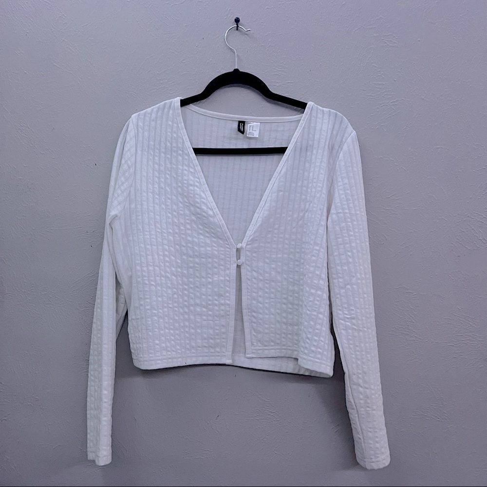 white h&m top
